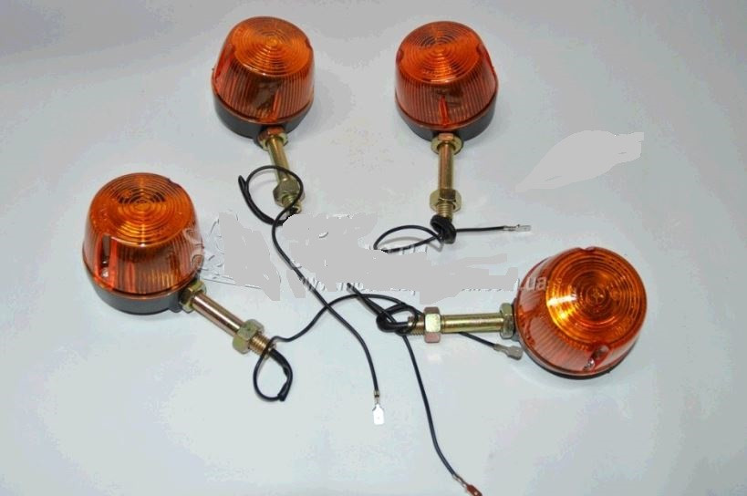 Повороти мото ІЖ (високий з ручкою) (комплект, у зборі) EVO