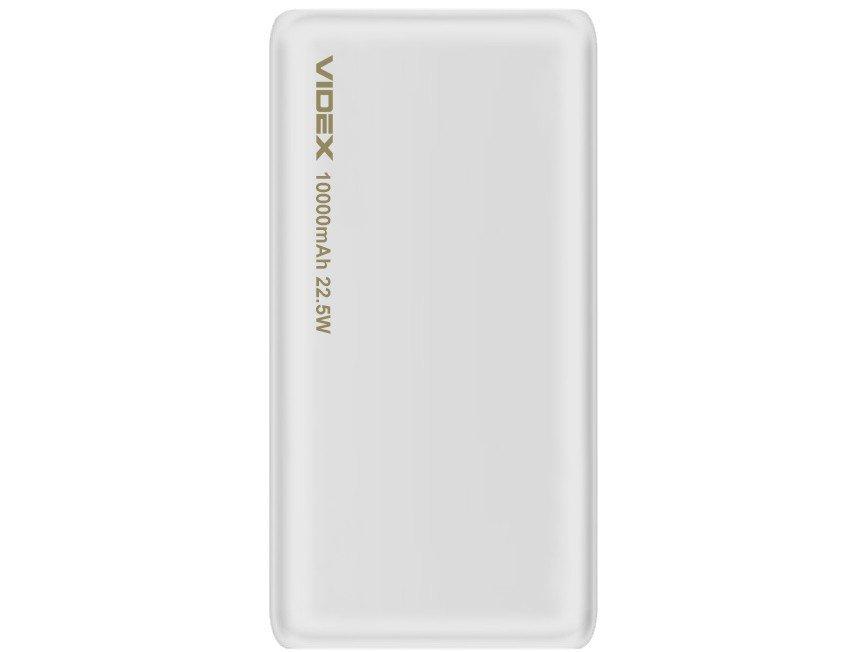 Повербанк Videx 20000mAh VPB-320 PD22.5W+QC3.0 білий