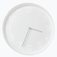 Часы настенные IKEA TROMMA Диаметр - 25 см Белые 305.570.78
