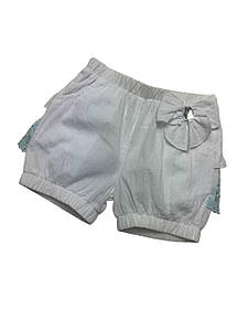 Дитячі шорти 80 розміру “Ніжність мережива” з рюшами та декором