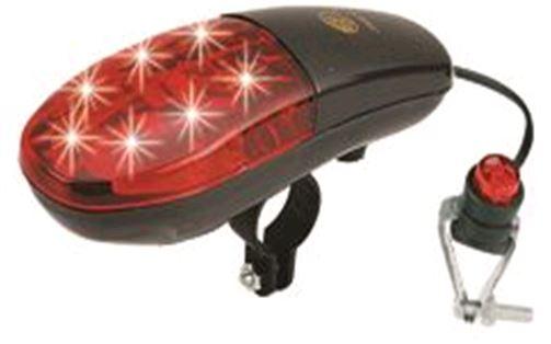 Велосипедний сигнал з підсвічуванням (банан) (чорно-червоний, 7 LED) (mod:JY-251) KL