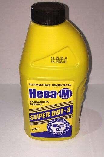 Тормозна рідина DOT 3 (455мл) НЕВА-М