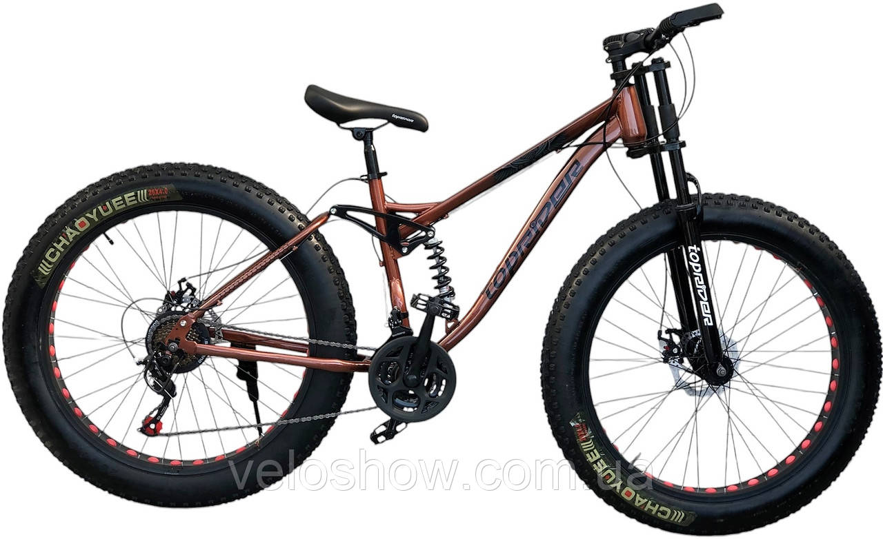 Двопідвісний фетбайк 26/4.0 Phanton позашляховик (fatbike) (2025) бронза