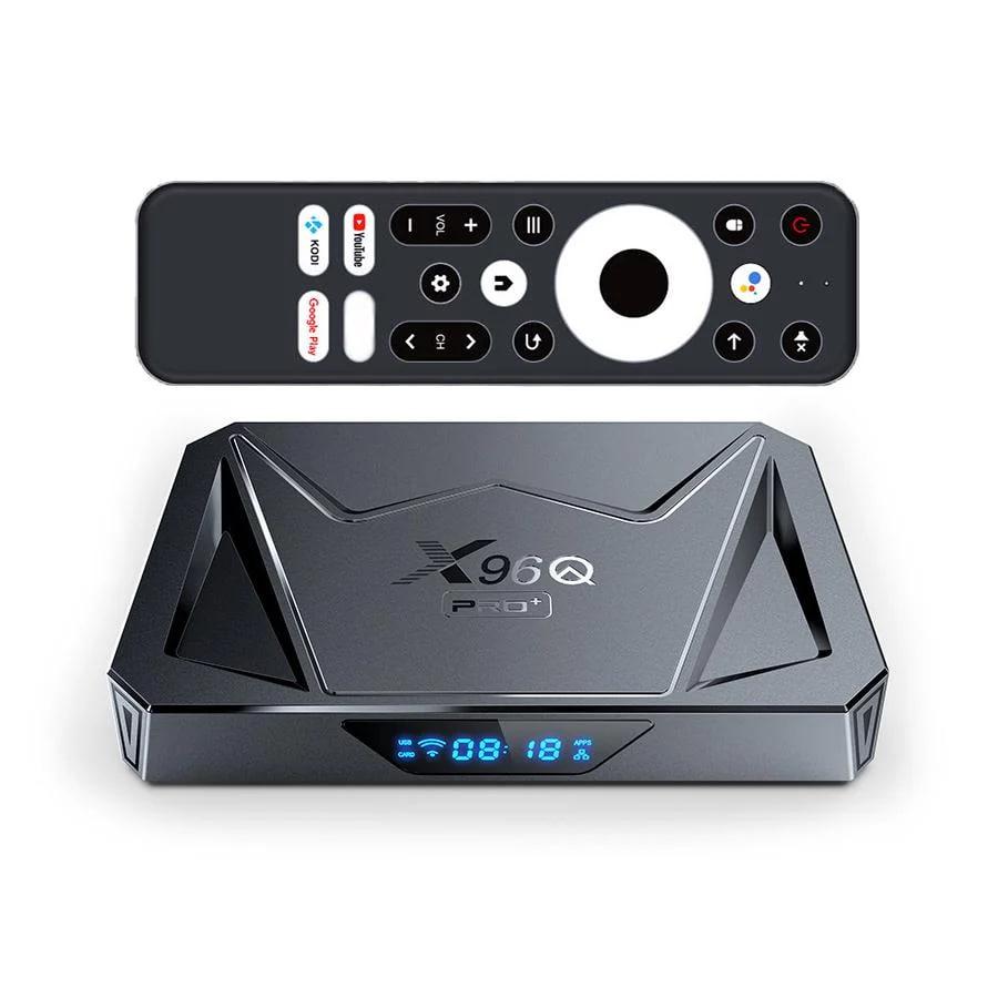 Смарт ТБ приставка Smart TV X96Q PRO Plus 4/32Gb (з голосовим керуванням, Allwinner H728, Android 14)