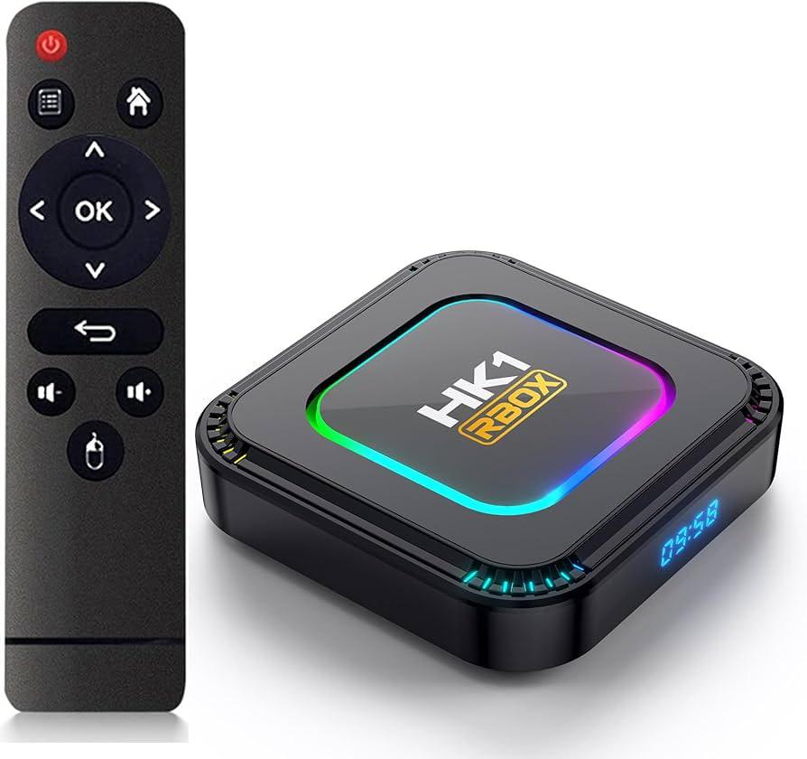 Смарт ТБ приставка Smart TV HK1 RBOX -K8 4/128GB (RK3528, WIFI: 2.4G/5G, Bluetooth: V5.1, Android 13)