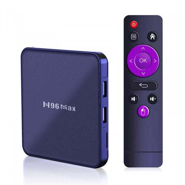 Смарт ТБ приставка Smart TV H96 Max V12 4/32GB (Android 12, RockChip RK3318, 2.4/5Ghz, DDR4)