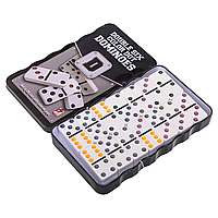 Доміно настільна гра в залізній подарунковій коробці SP-Sport IG-1495 Білий