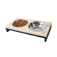 Годівниця універсальна Від Джека модель No2 (XS) опори метал стільниця дерево (VitanTM)