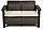 Софа садова Corfu II Love seat двомісна пластик коричневий (Time EcoTM), фото 4