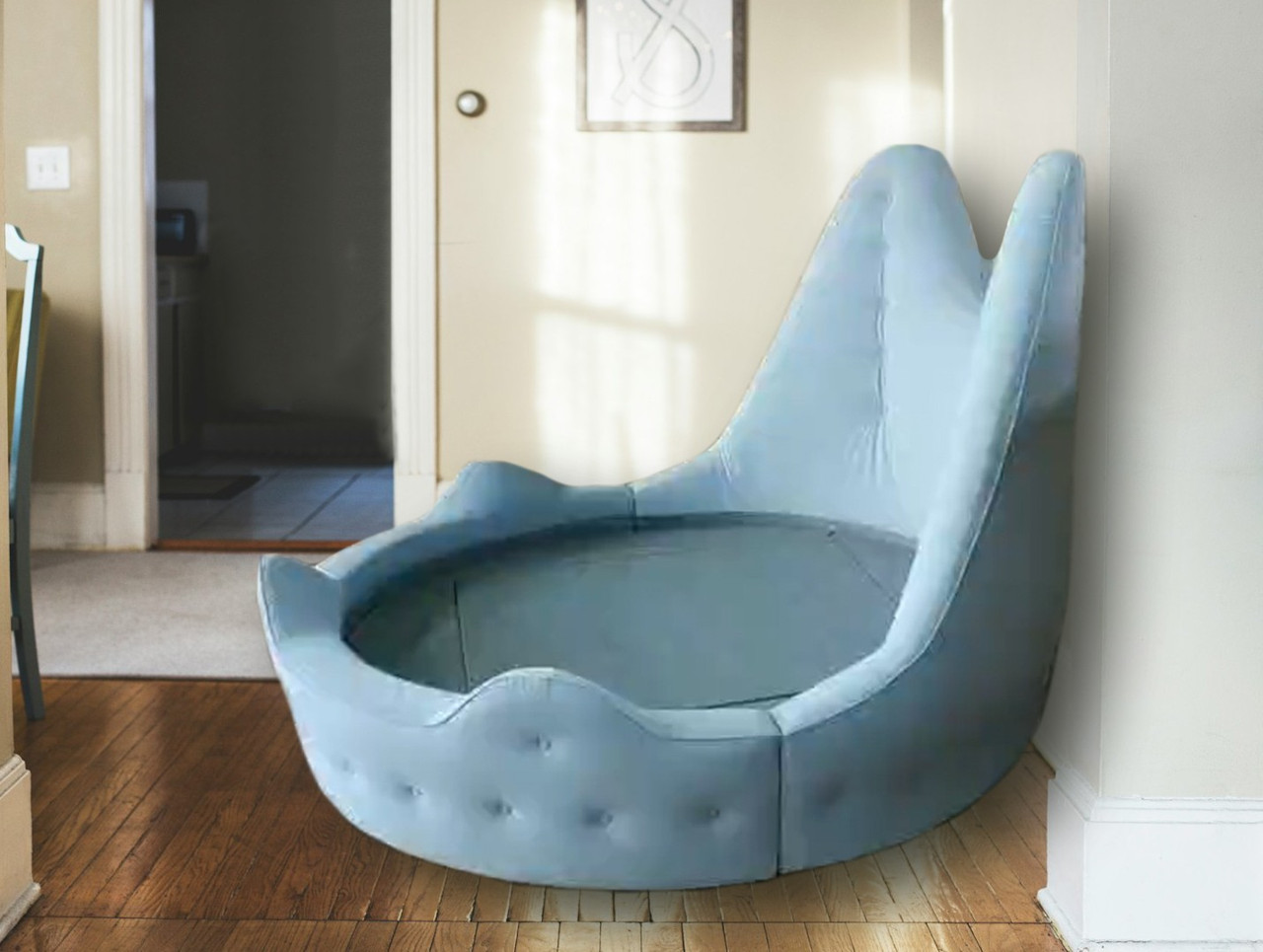 Кругле дизайнерське дитяче ліжко Елегія-54 (Мебель-Плюс TM)