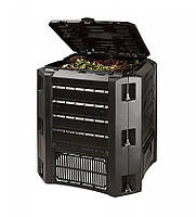 Компостер садовий Compogreen в пакованні пластик чорний об'єм 380 літрів (Time EcoTM)