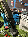 Набір 2в1 садовий акумуляторний секатор і пила Krafftec 36V Набір АКБ інструментів 2в1 Крафтек, фото 5
