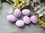 Яйце з пластику 6.5 х 4,5 см бузкове, фото 5