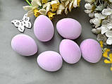 Яйце з пластику 6.5 х 4,5 см бузкове, фото 6