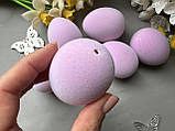 Яйце з пластику 6.5 х 4,5 см бузкове, фото 3