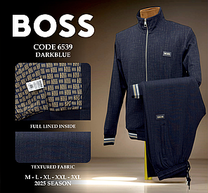 Якісний чоловічий спортивний костюм Boss (Туреччина)