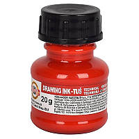 Туш для креслення червона 20 грам Koh-i-noor, 37340