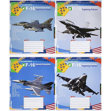Зошит 12_арк. клітина "МРІЇ" / F-16, фото 1