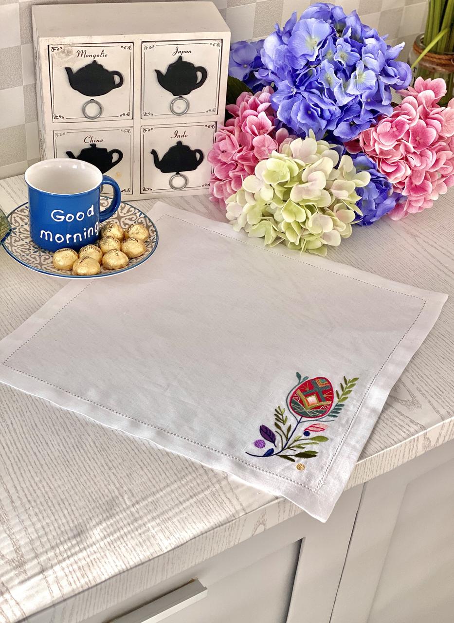 Вишита Великодня серветка 40х40 см. Limaso, фото 1