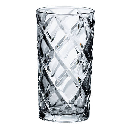 Набір склянок із скла 6 шт по 400 мл прозорі, фото 2