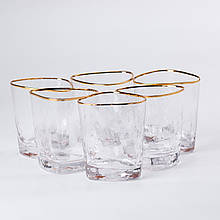 Набір склянок із скла Triangle 6 штук по 400 мл прозорі