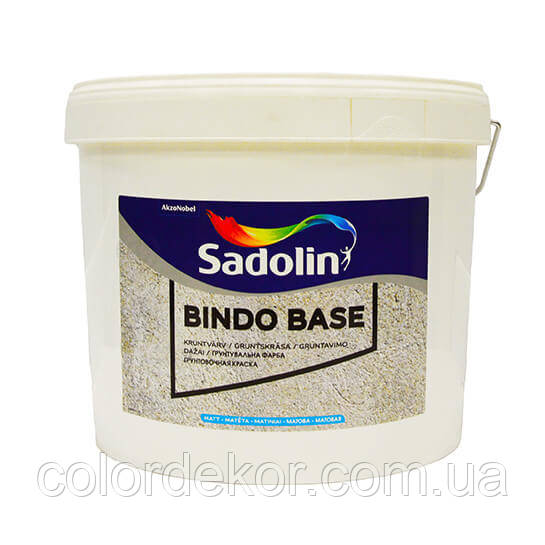 Ґрунт-фарба для стін і стелі Sadolin BINDO BASE (Біндо База) 10 л
