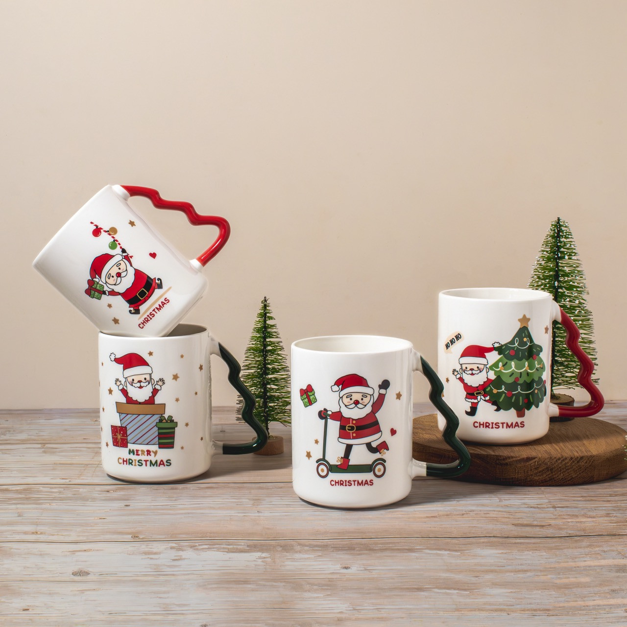 Чашка "Веселий Санта", 410 мл ELISEY, фото 1