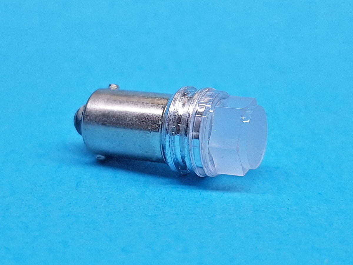 Світлодіодна лампа T8,5 BA9S 3 SMD 2835 12V WHITE з матовою лінзою (NUT ST SM)