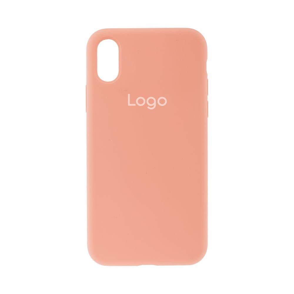 Чохол Silicone Case Full Size (AA) для iPhone X/Xs Колір 27.Peach