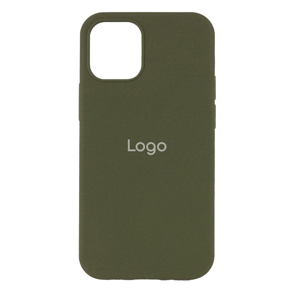 Чохол Silicone Case Full Size (AA) для iPhone 13 Pro Max Колір 35.Dark Olive