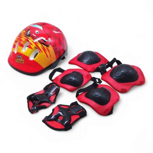 Захисне спорядження - шолом, наколінники, налокітники; захист на зап'ясті (Тачки) [tsi261300-TSI], фото 1