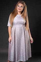 Сукня жіноча вечірня гліттер батал 1361 | 50-54р.