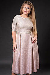 Сукня жіноча вечірня гліттер батал 1361 | 50-54р.