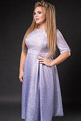 Сукня жіноча вечірня гліттер батал 1361 | 50-54р.