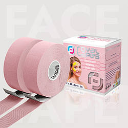Кинезио тейп для обличчя Royal Tapes face care Twins набір 2 шт. - Світло-рожевий