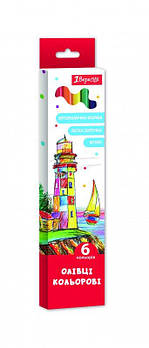 Олівці кольорові 1Вересня 6 кольорів "Classic" 290730 G-Rich