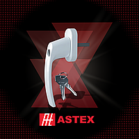 Віконна ручка з замком WH 108 від Astex — надійний форпост безпеки вашої дитини