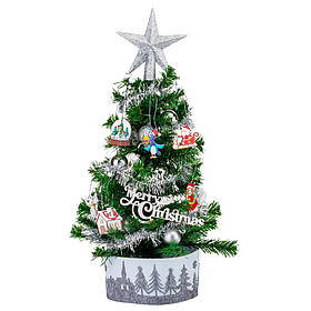 Набір зі штучної ялинки (60 см), гірлянди 30 LED та прикрас (34 шт) ELISEY