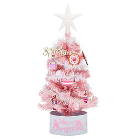 Набір зі штучної ялинки (60 см), гірлянди 30 LED та прикрас (34 шт) ELISEY