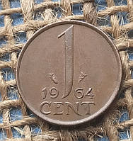 1 цент 1964 року. Нiдерланди