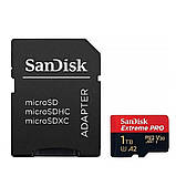 Карта пам'яті microSDXC (UHS-1 U3) SanDisk Extreme Pro A2 1TB class 10 V30 (R200MB/s,W140MB/s) (adapter), фото 4