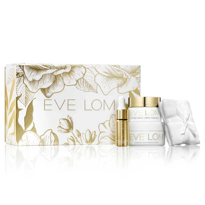 Набір для відновлення шкіри EVE LOM Radiant Renewal Ritual Set (очищуючий бальзам, крем, сироватка з ретинолом), фото 1