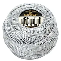 Нитка Перле 8 DMC для вишивання колір 415