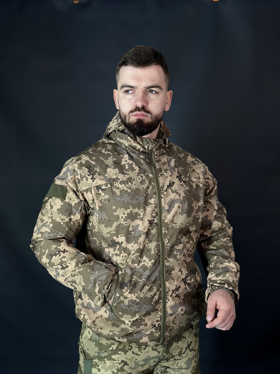 Вітровка водостійка на мембрані Aviator Піксель Розмір М (23797)