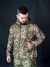 Вітровка водостійка на мембрані Aviator Піксель Розмір М (23797), фото 5