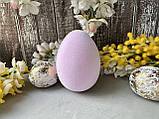 Яйце з пластику 9.5 х 7 см бузкове, фото 2