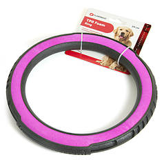 Іграшка для собак Flamingo Foam Livia Ring Кільце рожеве 24 х 24 х 3 см