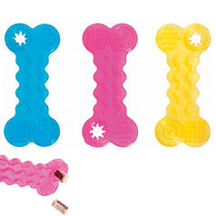 Іграшка для собак Flamingo Good4Fun Bone Кістка для ласощів TPR-гума 10 см