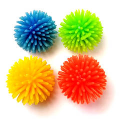 Іграшка для котів Flamingo Hedgehog Balls М'яч їжачок TPR-гума 3.5 см