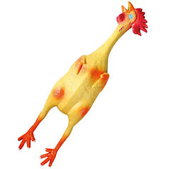 Іграшка для собак Flamingo Latex Chicken Курка з пищалкою латекс 11 х 8 х 49 см